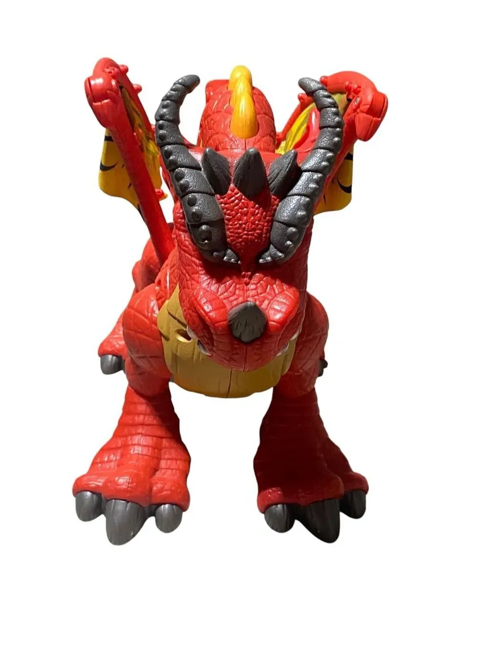 Fisher Price IMAGINEXT Red Winged Eagle Talon Castle Dragon w Sounds WORKS GREAT